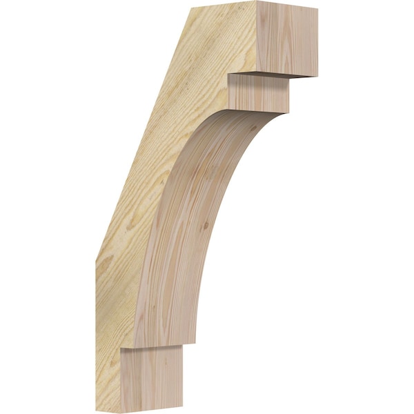 Ekena Millwork 6"W x 14"D x 26"H Merced Rough Sawn Knee Brace, Douglas Fir BRC06X14X26MRC00RDF - main